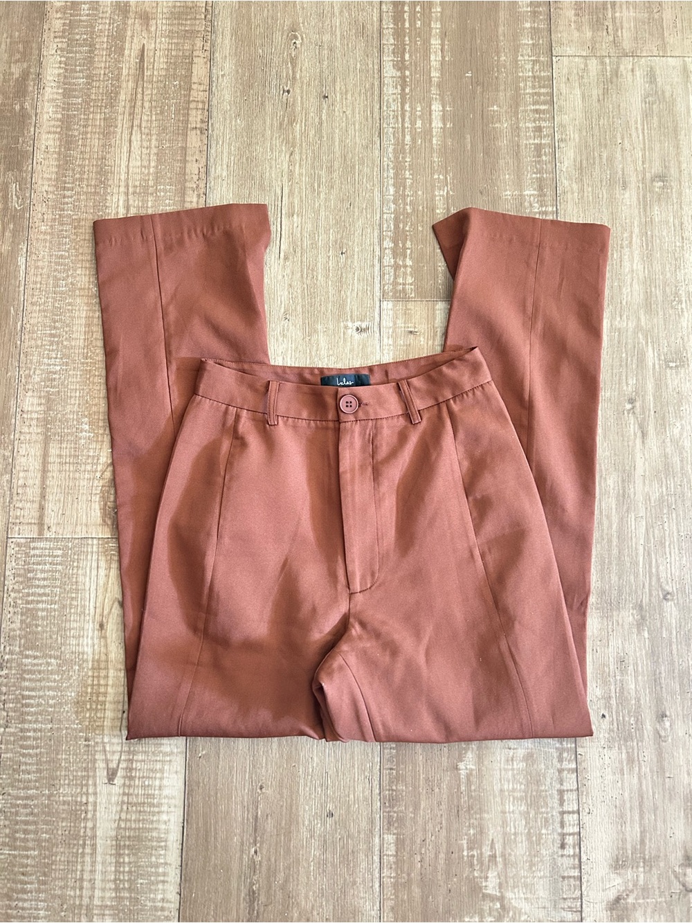 Women’s Lulus High waist Tailored Dress Pants in Rust - XS